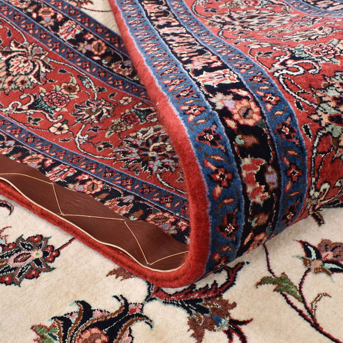 Persisk matta - Bijar - 294 x 202 cm - ljusbeige