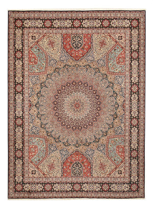 Persisk matta - Tabriz - Royal - 400 x 303 cm - mörk beige