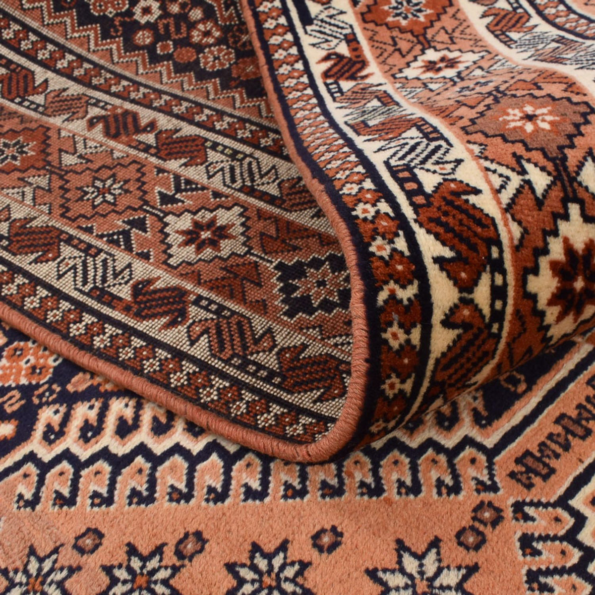 Persisk matta - Nomadic - 240 x 196 cm - rost