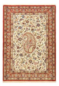 Persisk matta - Ghom - Kunglig - 162 x 109 cm - beige
