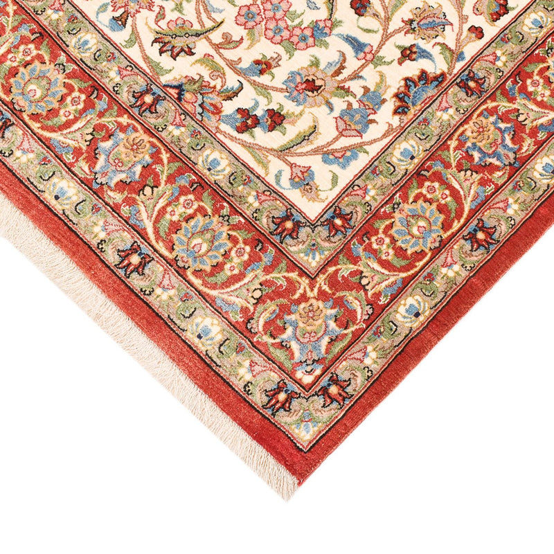 Persisk matta - Ghom - Kunglig - 162 x 109 cm - beige