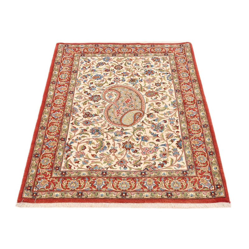 Persisk matta - Ghom - Kunglig - 162 x 109 cm - beige