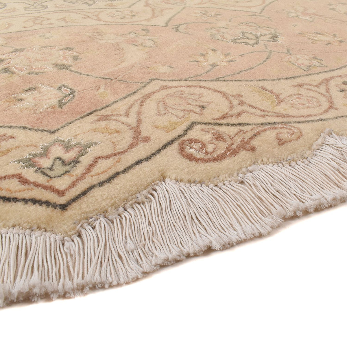 Persisk matta - Tabriz - Premium runt  - 310 x 310 cm - beige