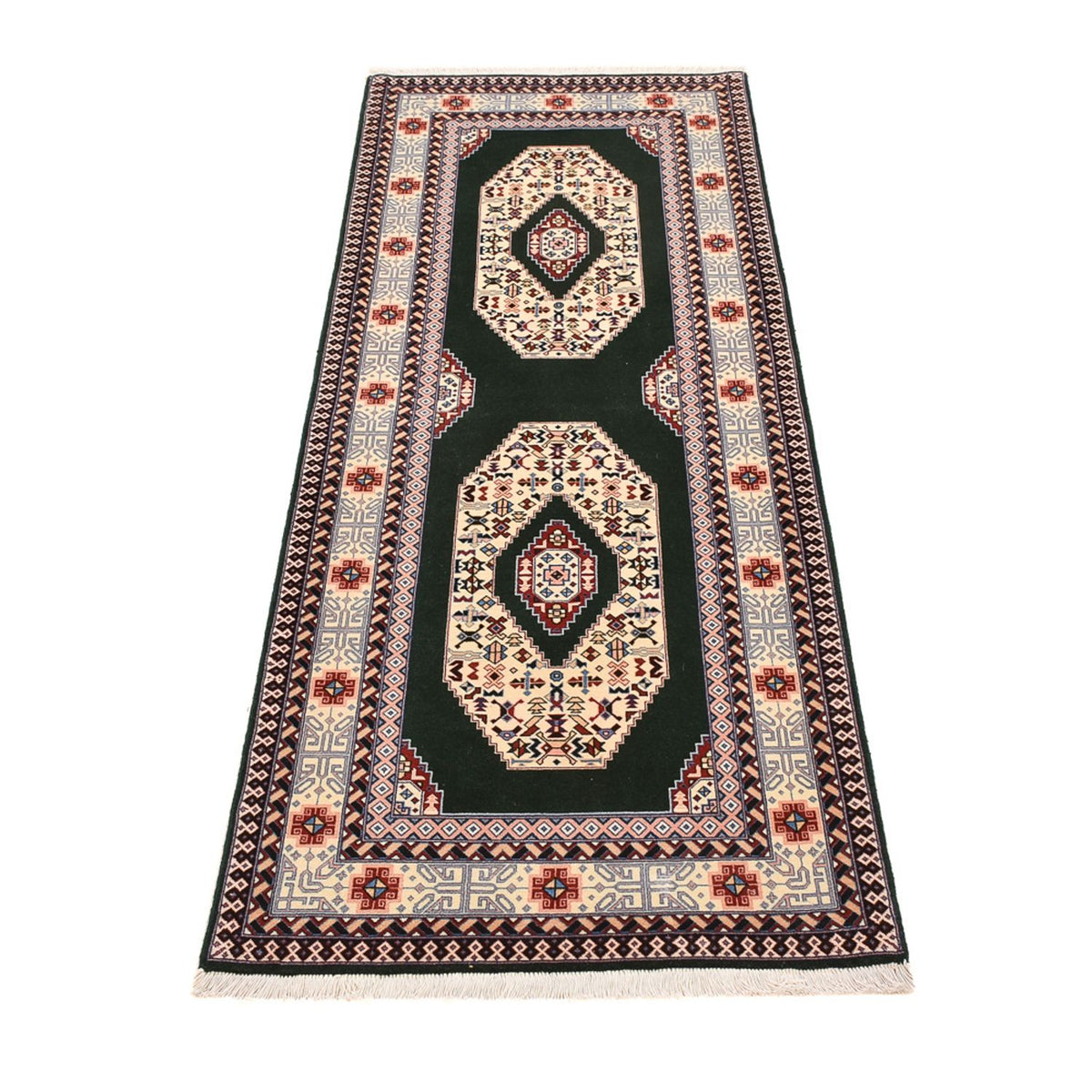 Runner Persisk matta - Tabriz - Royal - 202 x 74 cm - mörkblå