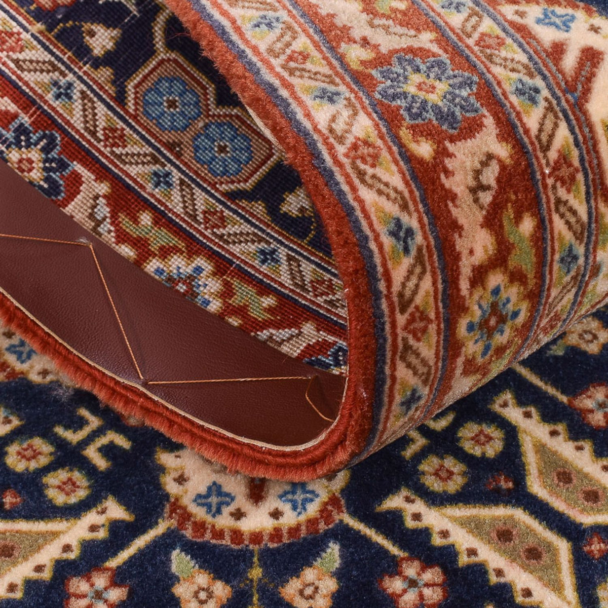 Runner Persisk matta - Ghom - Kunglig - 195 x 51 cm - mörk beige