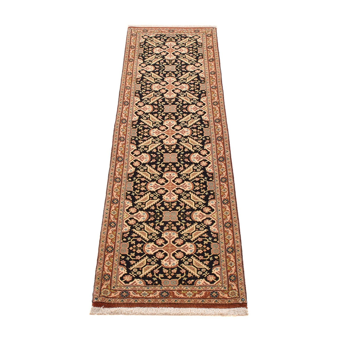 Runner Persisk matta - Ghom - Kunglig - 200 x 51 cm - mörk beige