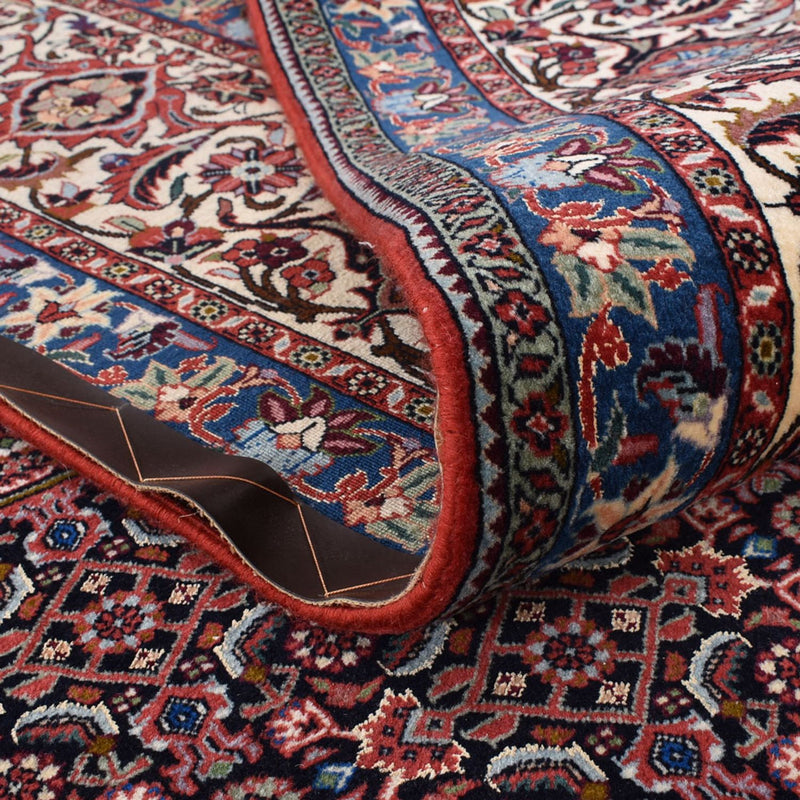 Persisk matta - Bijar - 410 x 304 cm - bordeaux röd