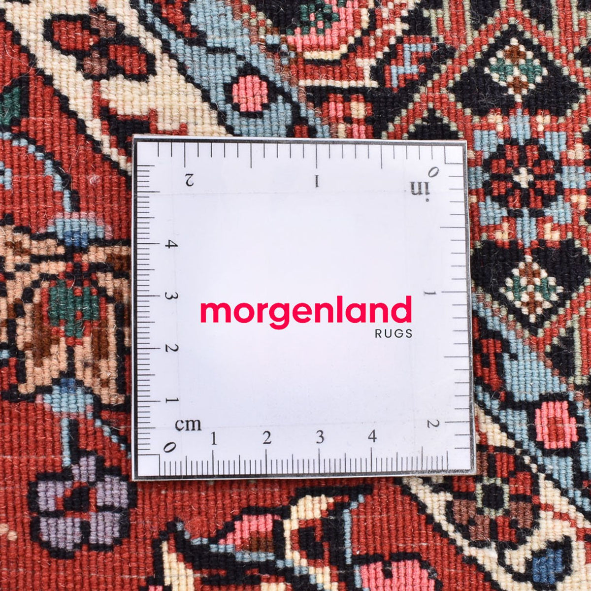 Persisk matta - Bijar runt  - 150 x 150 cm - rost