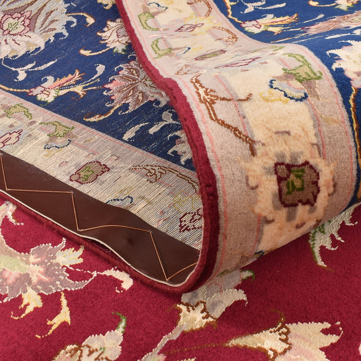 Persisk matta - Tabriz - Royal - 290 x 253 cm - röd