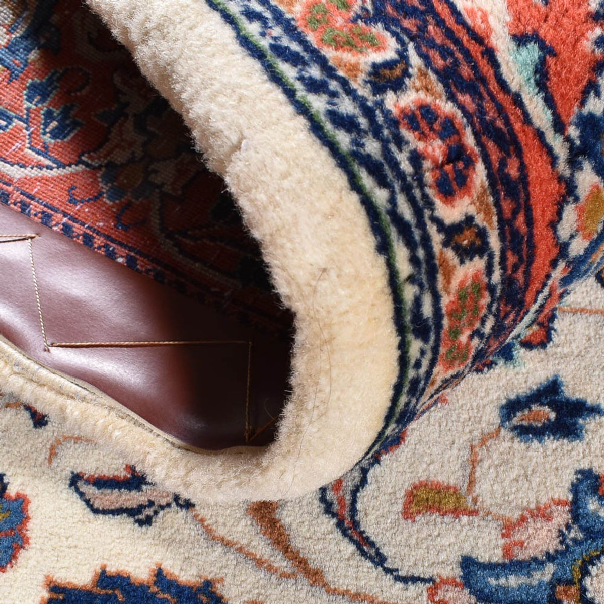 Persisk matta - Royal - Kungliga - 212 x 137 cm - grädde