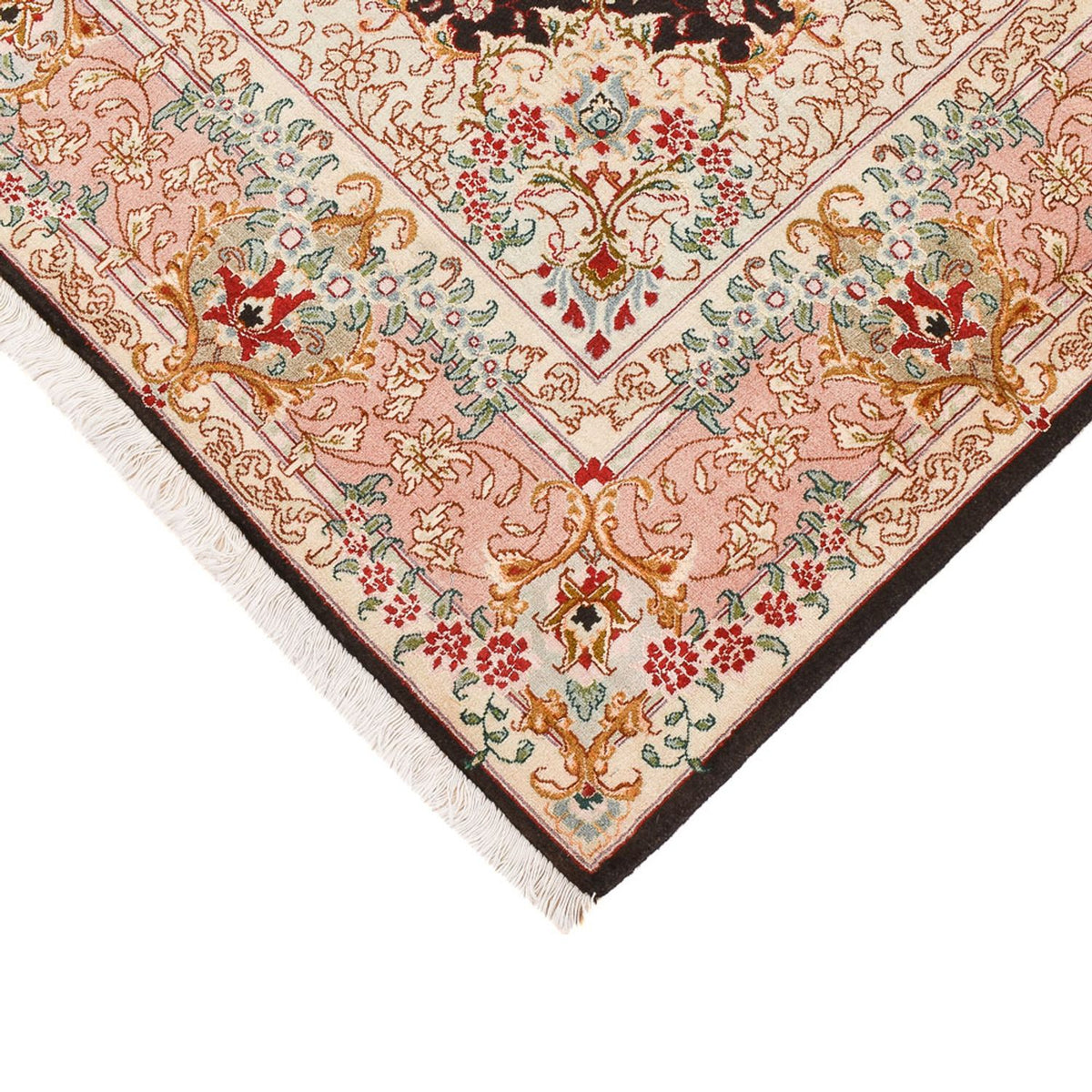 Persisk matta - Tabriz - Royal - 210 x 151 cm - mörkblå