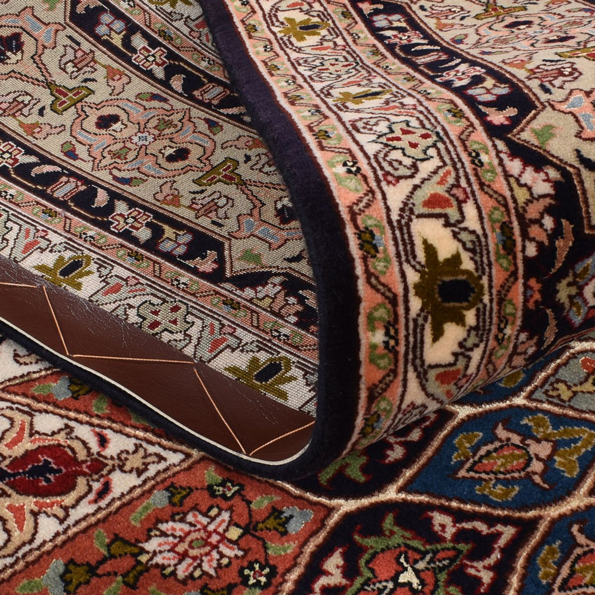 Persisk matta - Tabriz - Royal - 260 x 205 cm - mörk beige