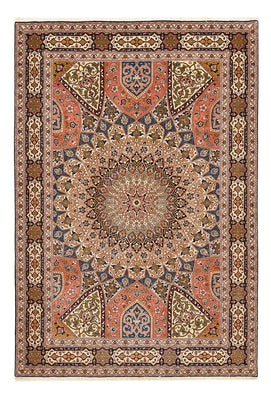 Persisk matta - Tabriz - Royal - 250 x 170 cm - mörk beige