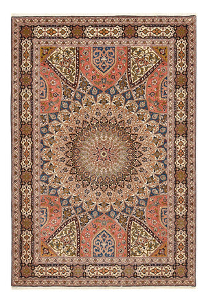 Persisk matta - Tabriz - Royal - 250 x 170 cm - mörk beige
