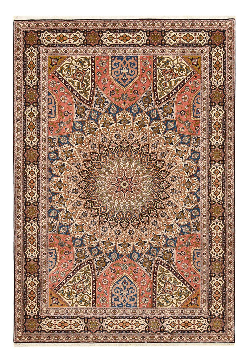 Persisk matta - Tabriz - Royal - 250 x 170 cm - mörk beige