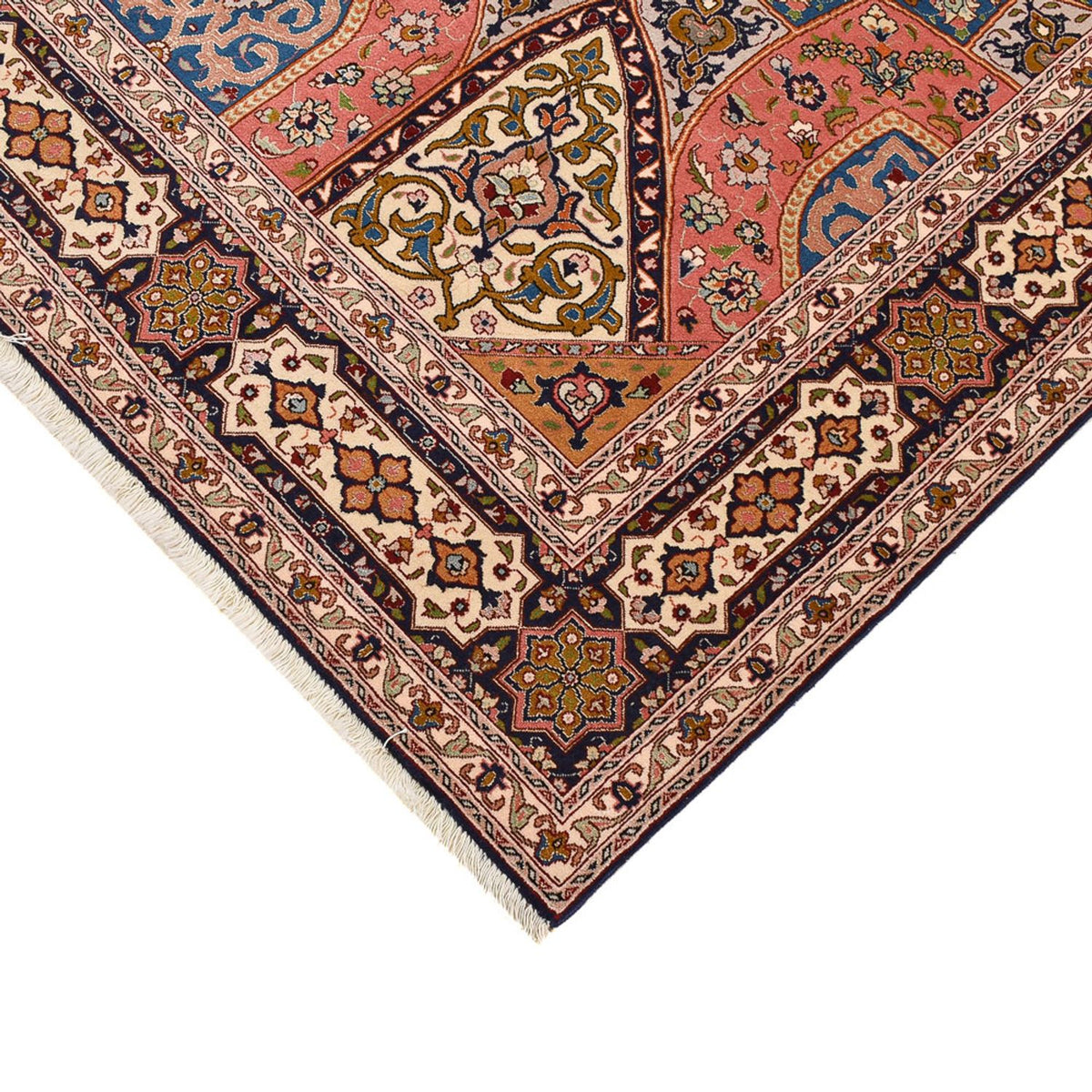 Persisk matta - Tabriz - Royal - 250 x 170 cm - mörk beige