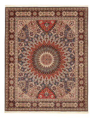 Persisk matta - Tabriz - Royal - 255 x 205 cm - mörk beige