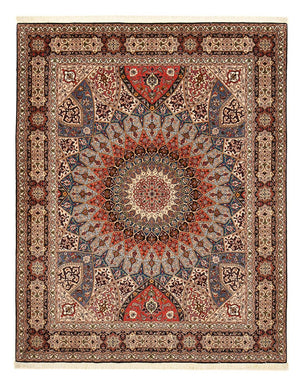 Persisk matta - Tabriz - Royal - 255 x 205 cm - mörk beige
