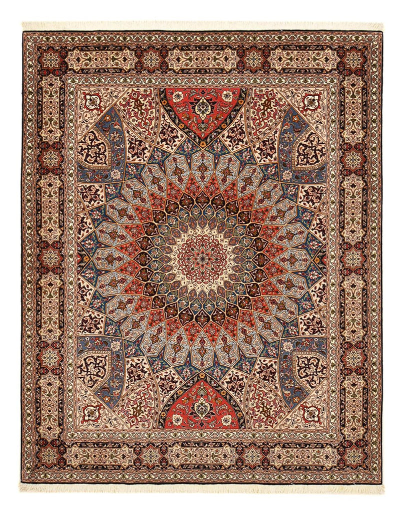 Persisk matta - Tabriz - Royal - 255 x 205 cm - mörk beige