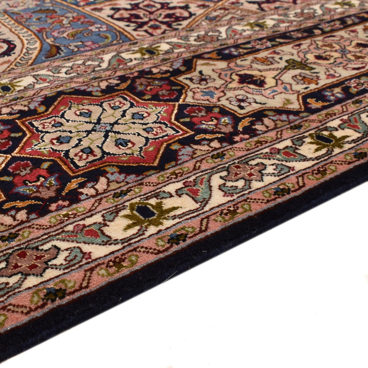 Persisk matta - Tabriz - Royal - 255 x 205 cm - mörk beige