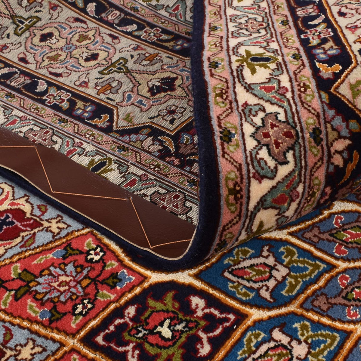 Persisk matta - Tabriz - Royal - 255 x 205 cm - mörk beige