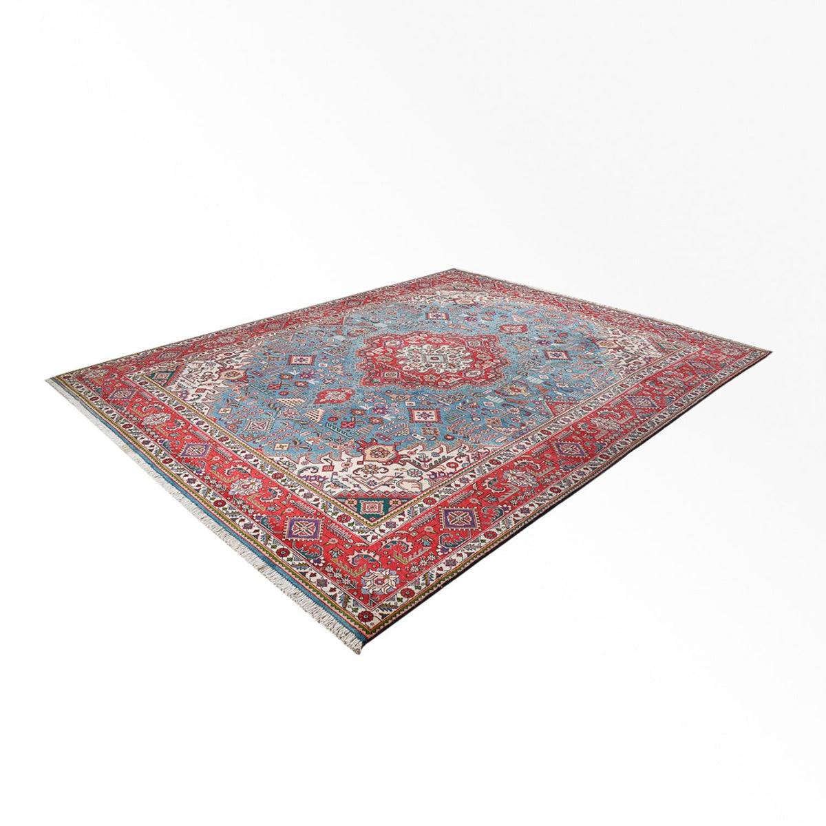Persisk matta - Tabriz - Royal - 400 x 312 cm - blå