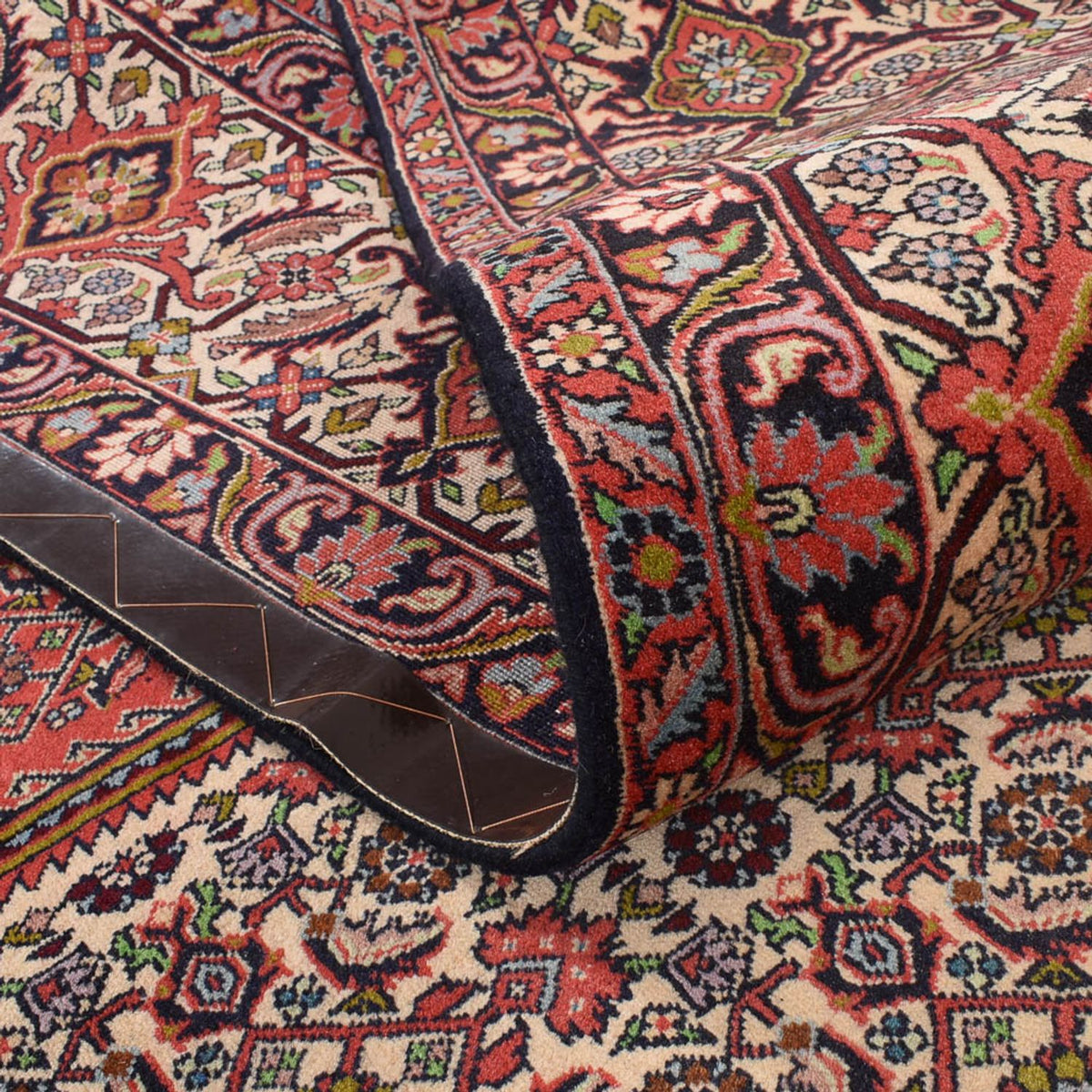 Persisk matta - Bijar - 400 x 292 cm - bordeaux röd