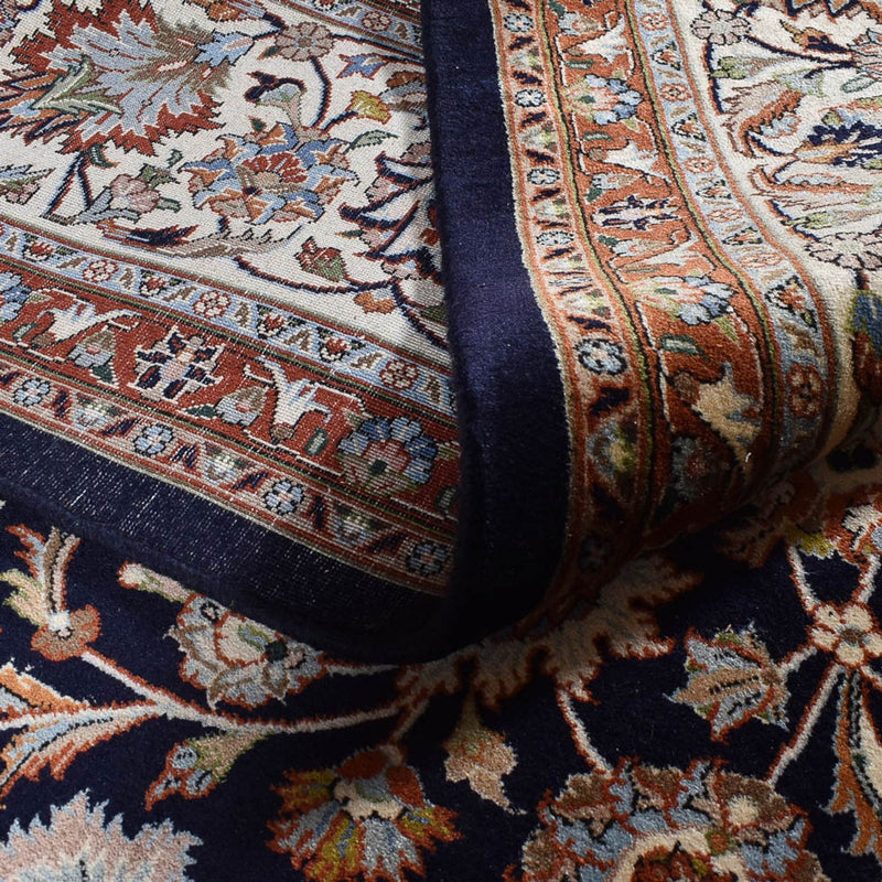 Persisk matta - Classic - Kungliga - 388 x 300 cm - mörkblå