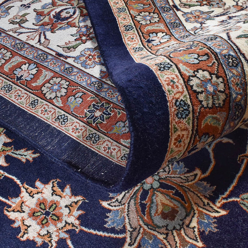 Persisk matta - Classic - Kungliga - 384 x 304 cm - mörkblå