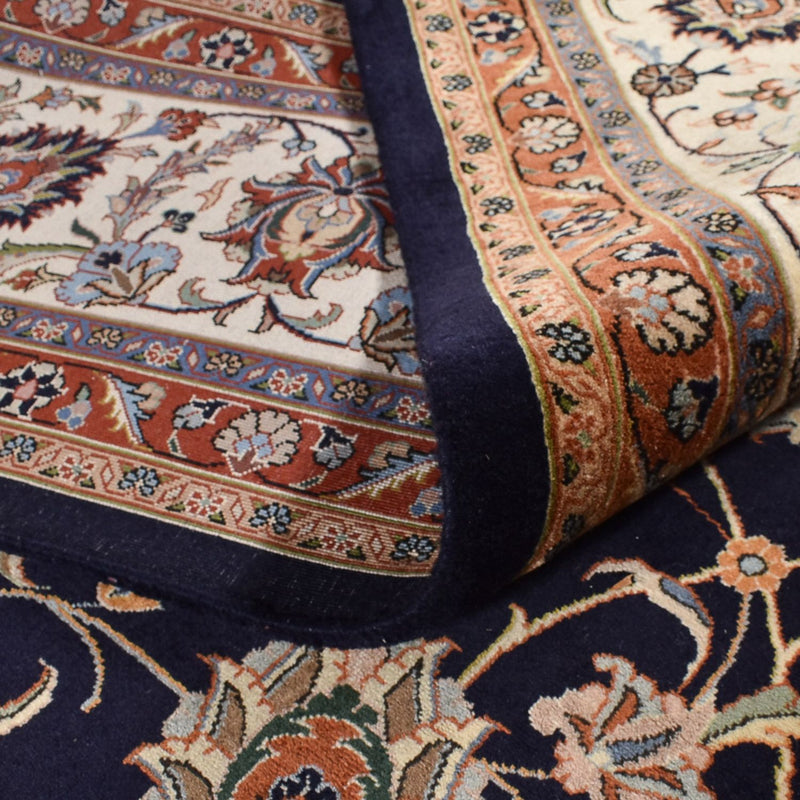 Persisk matta - Classic - Kungliga - 392 x 300 cm - mörkblå