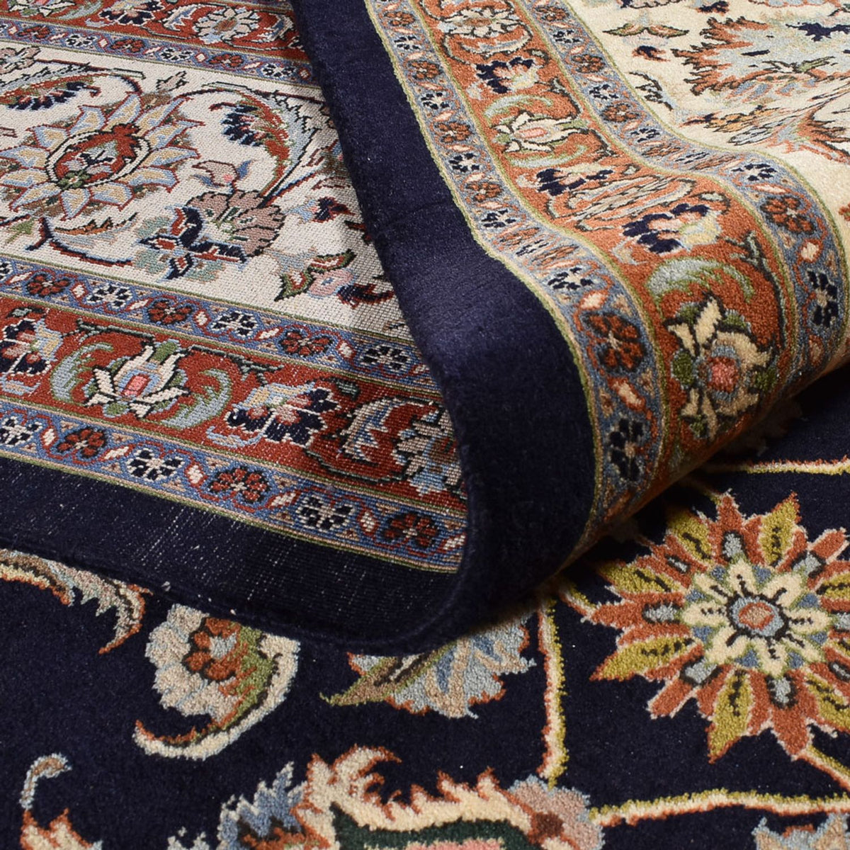 Persisk matta - Classic - Kungliga - 392 x 302 cm - mörkblå