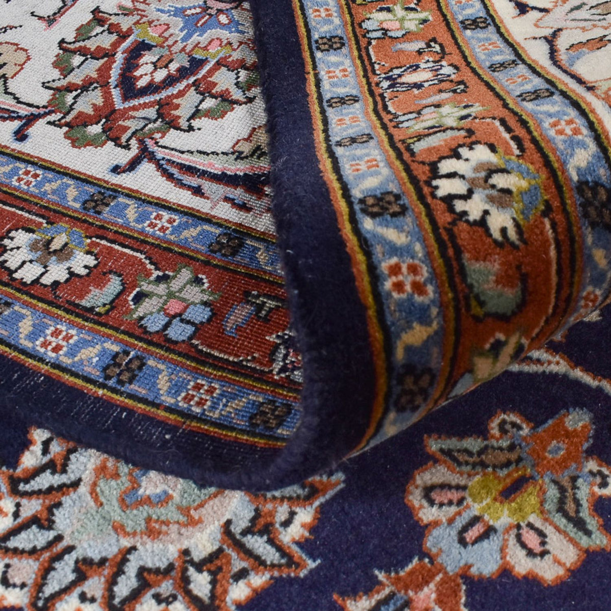 Persisk matta - Classic - Kungliga - 345 x 252 cm - mörkblå