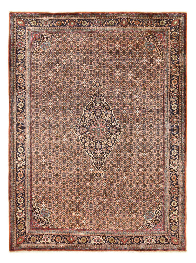 Persisk matta - Bijar - 398 x 302 cm - mörk beige