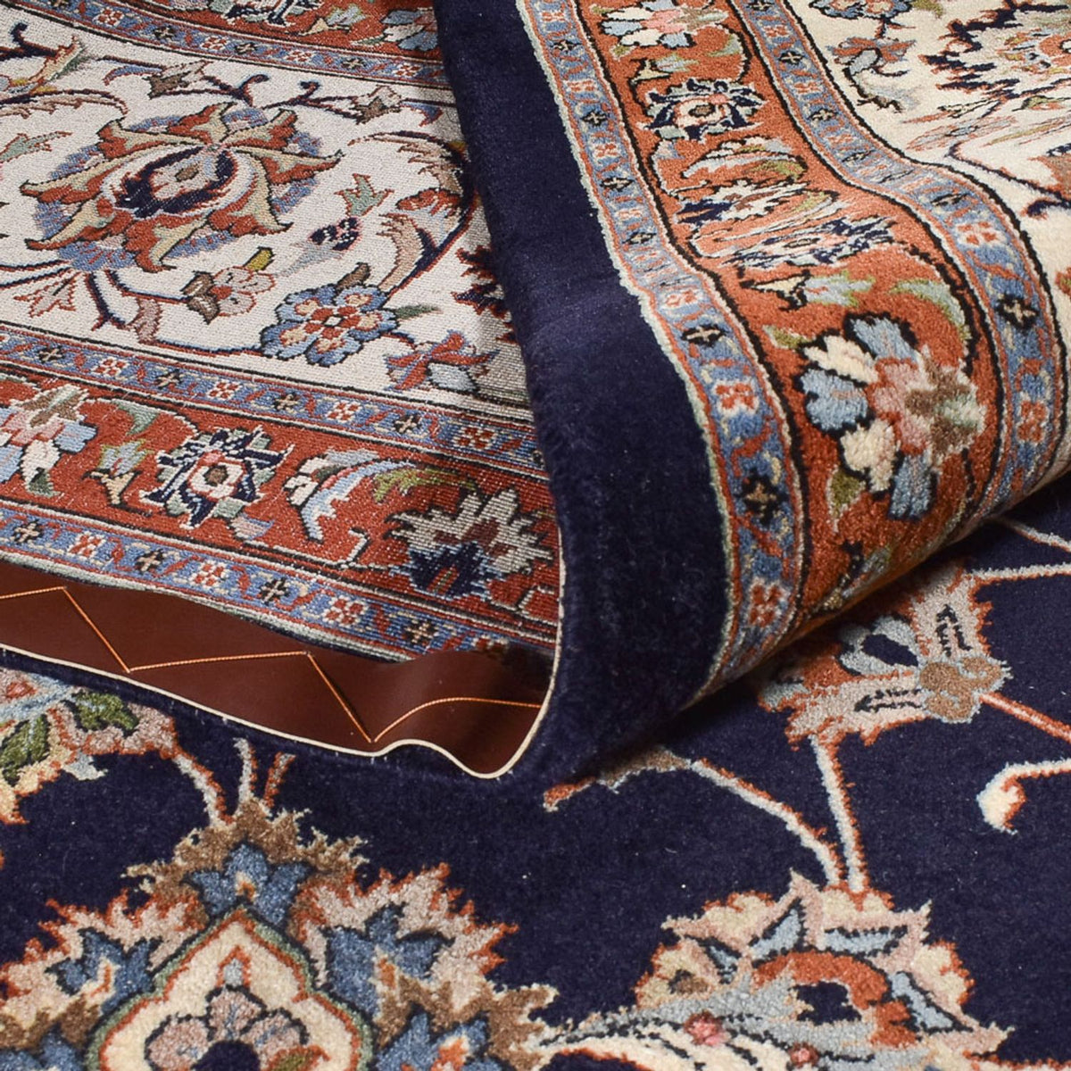Persisk matta - Classic - Kungliga - 398 x 298 cm - mörkblå