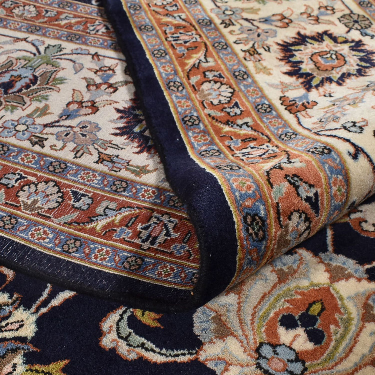 Persisk matta - Classic - Kungliga - 390 x 294 cm - mörkblå