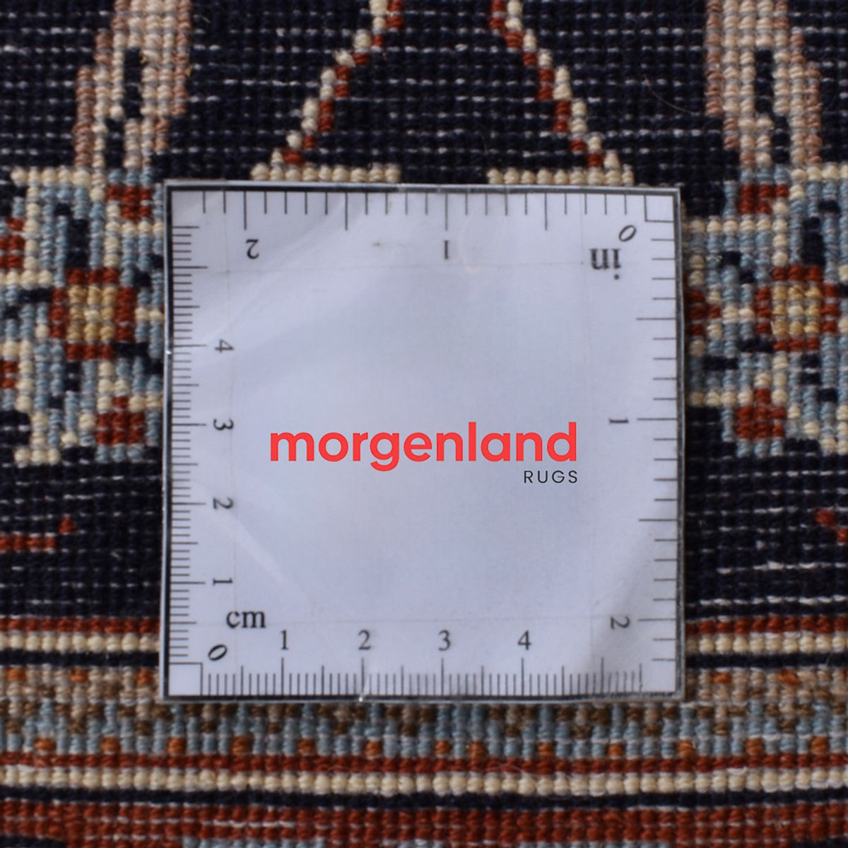 Runner Persiska mattor - Keshan - 338 x 75 cm - mörkblå