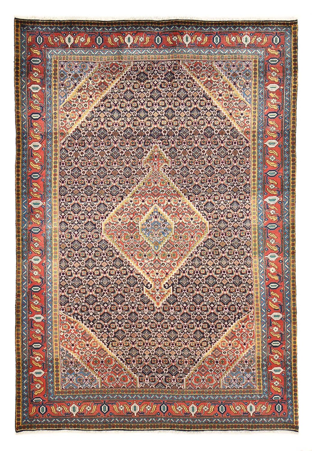 Persisk matta - Nomadic - 298 x 200 cm - mörk beige