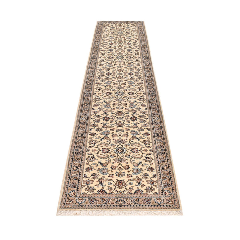 Runner Persiska mattor - Keshan - 373 x 79 cm - beige