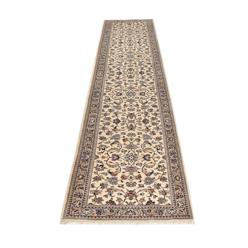 Runner Persiska mattor - Keshan - 370 x 80 cm - beige