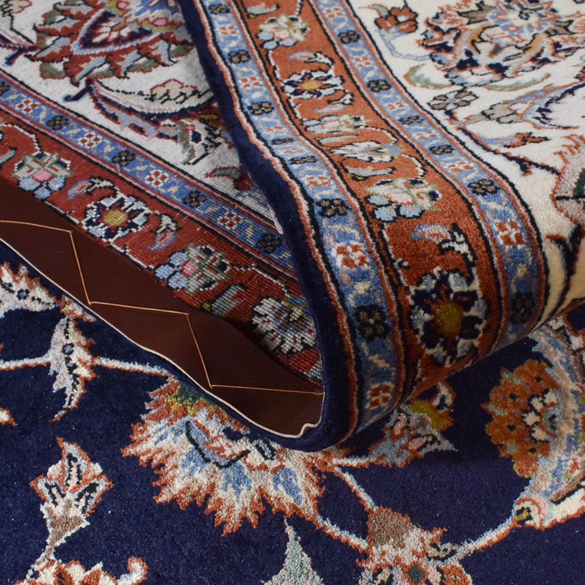 Persisk matta - Classic - Kungliga - 336 x 248 cm - mörkblå