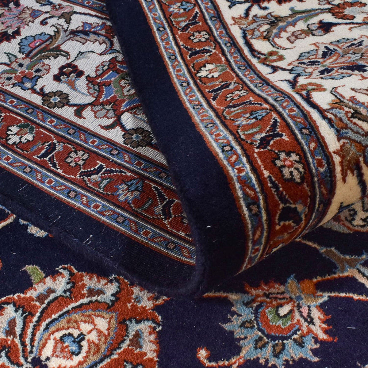 Persisk matta - Classic - Kungliga - 342 x 250 cm - mörkblå