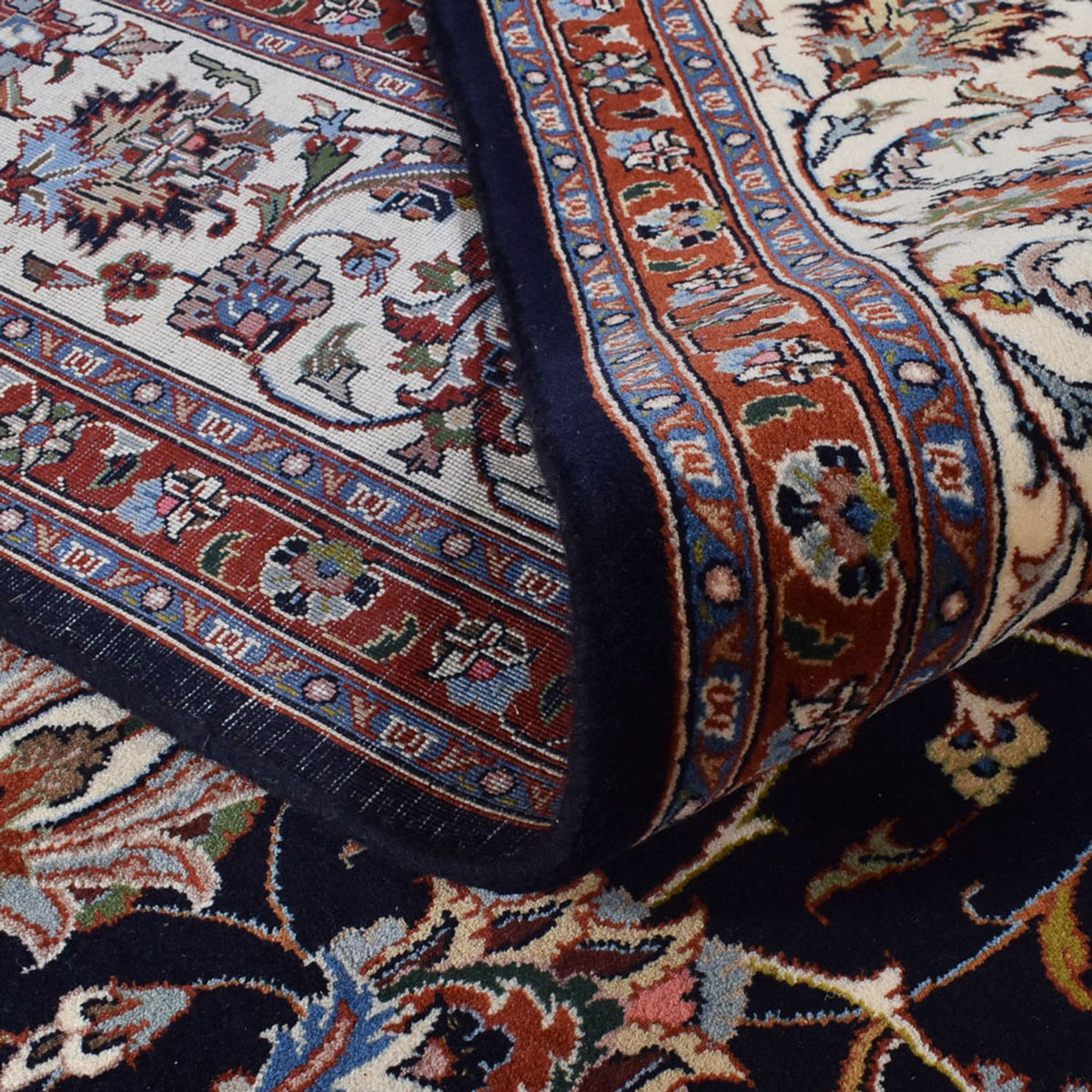 Persisk matta - Classic - Kungliga - 340 x 244 cm - mörkblå