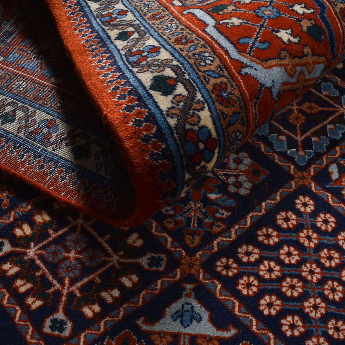 Persisk matta - Bijar - 300 x 212 cm - rött vin