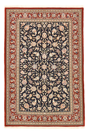 Persisk matta - Ghom - Kunglig - 204 x 133 cm - mörkblå