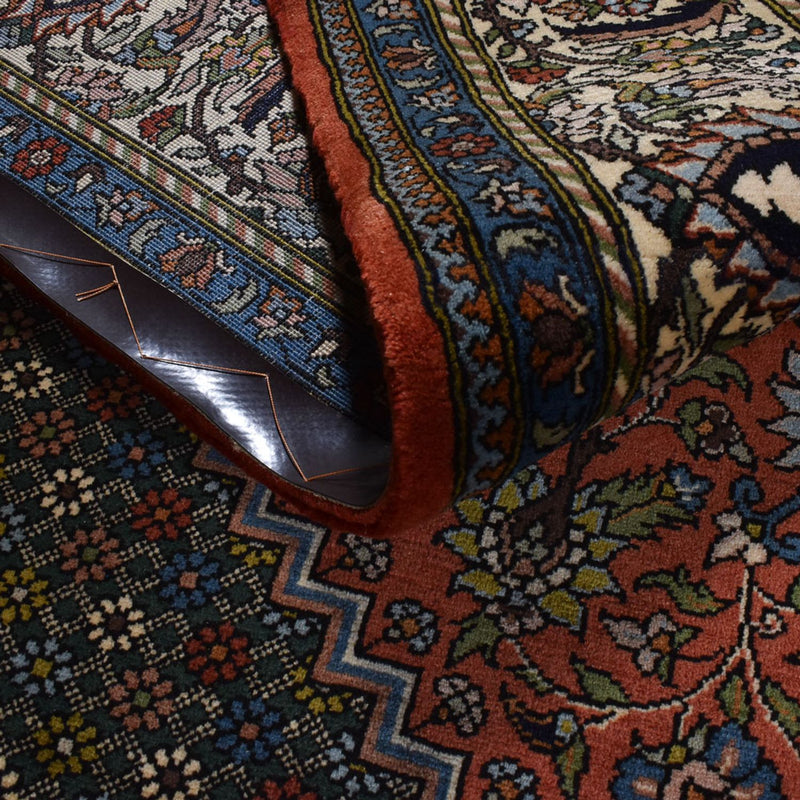 Persisk matta - Nomadic - 300 x 208 cm - mörkgrön