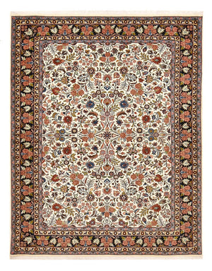 Persisk matta - Bijar - 233 x 178 cm - ljusbeige