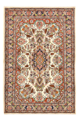 Persisk matta - Bijar - 204 x 138 cm - ljusbeige