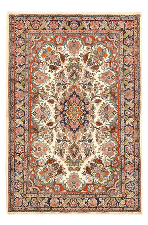 Persisk matta - Bijar - 204 x 138 cm - ljusbeige