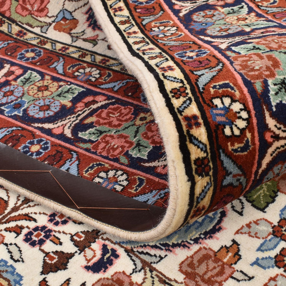 Persisk matta - Bijar - 211 x 135 cm - grädde