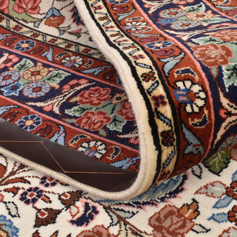 Persisk matta - Bijar - 211 x 135 cm - grädde